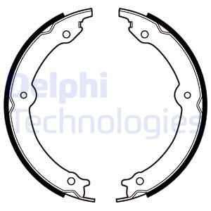 Тормозные колодки, барабанные Delphi LS2152