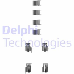 Монтажний комплект гальмівних колодок Delphi LX0183