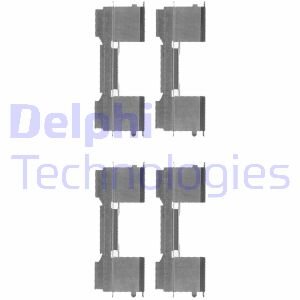 Монтажний комплект гальмівних колодок Delphi LX0478