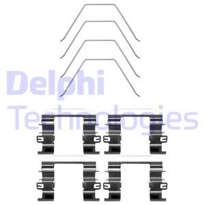 Монтажний комплект гальмівних колодок Delphi LX0669