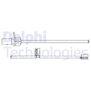 Датчик зносу гальмівних колодок Delphi LZ0283