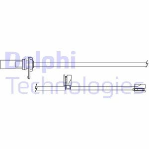 Датчик зносу гальмівних колодок Delphi LZ0305