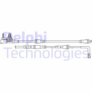 Датчик зносу гальмівних колодок Delphi LZ0313