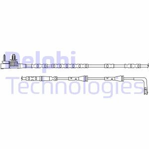 Датчик зносу гальмівних колодок Delphi LZ0316