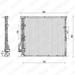 Конденсер кондиціонера Delphi TSP0225014