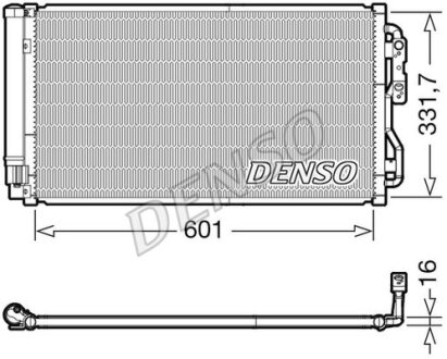 Радіатор кондиціонера DENSO DCN05033