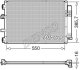 Радіатор кондиціонера DENSO DCN10043 (фото 1)