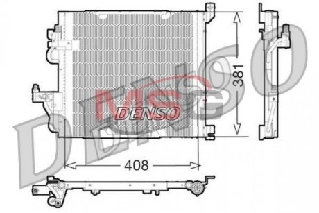 Конденсер кондиционера DENSO DCN20012