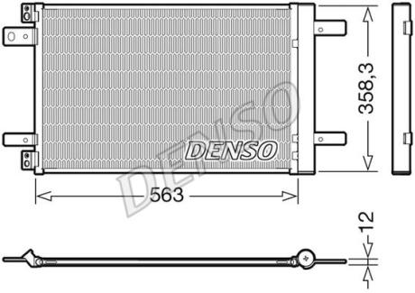 Конденсер кондиціонера DENSO DCN21032