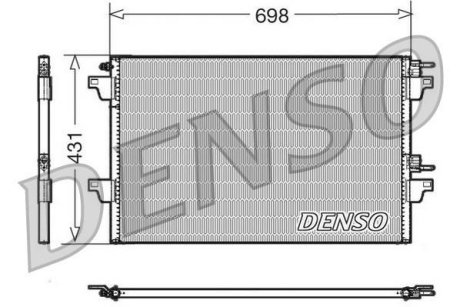 Конденсер кондиционера DENSO DCN23022