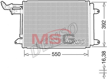 Радиатор кондиционера (Конденсатор) DENSO DCN32032