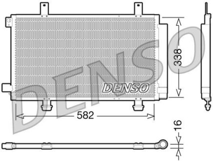Радіатор кондиціонера DENSO DCN47002