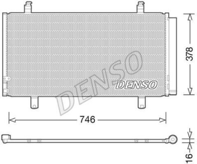 Радіатор кондиціонера DENSO DCN50048