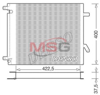 Радіатор кондиціонера DENSO DCN99000