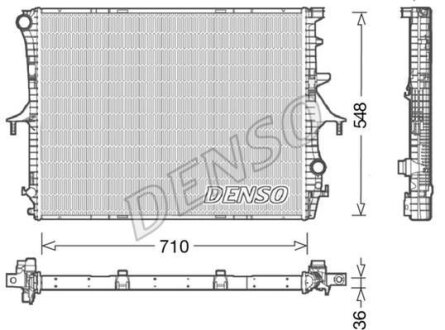 Радіатор двигуна DENSO DRM02026