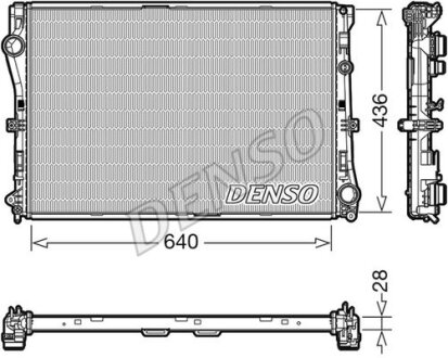 Радіатор двигуна DENSO DRM17103