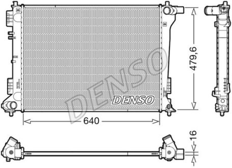 Радіатор HYUNDAI/KIA Tucson/Sportage "2,0 "15-22 DENSO DRM41019