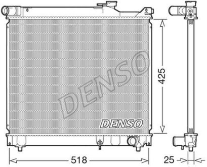 Радіатор двигуна DENSO DRM47037