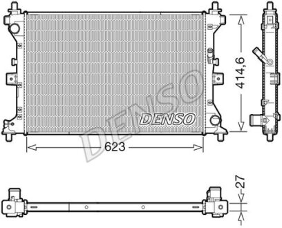 Радіатор двигуна DENSO DRM47039