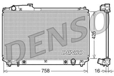 Радіатор двигуна DENSO DRM51003