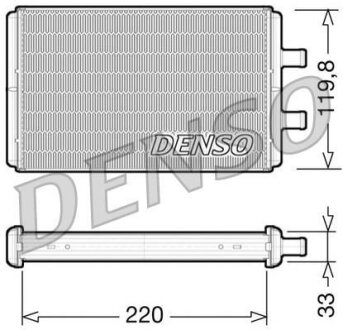 Радіатор пічки DENSO DRR12007