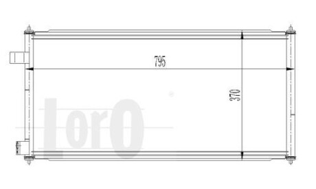 Радиатор кондиционера Connect 1,8 Di/TDCi 02- DEPO 017-016-0021