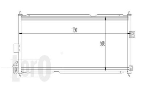 Радиатор кондиционера ALMERA/PRIMERA 1.5 i 16V/ 1.9 dCi /w/i 00- DEPO 035-016-0009