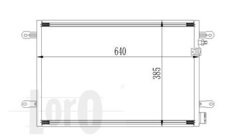 Радіатор кондиціонера A6 04-11 DEPO 053-016-0026