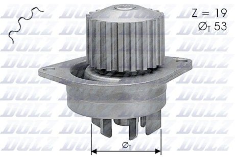 Насос системи охолодження DOLZ C113