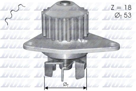 Помпа водяна DOLZ C114