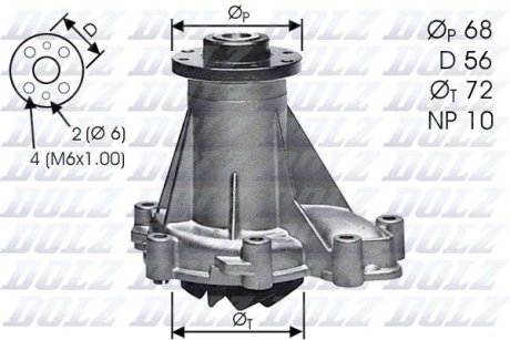 Водяная помпа(насос) DOLZ M276