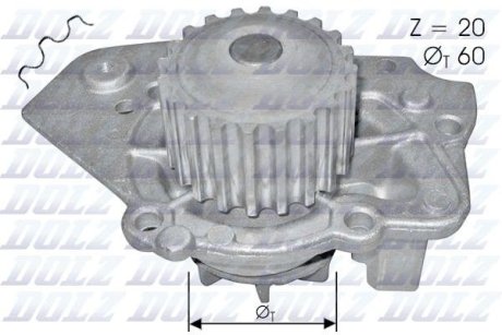 Помпа водяна DOLZ T136