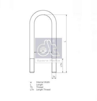 Стремянка рессоры DT 6.11117