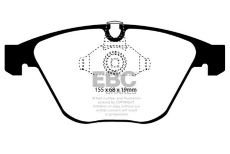 Гальмівні колодки тюнінгові EBC DP41449R