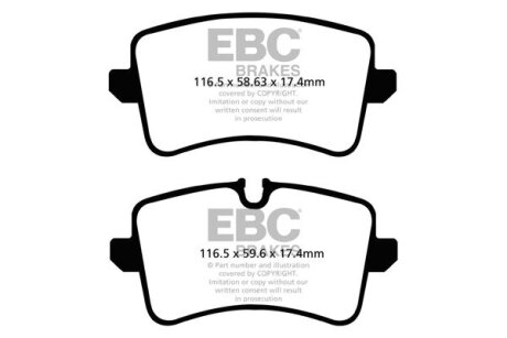 Гальмівні колодки тюнінгові EBC DP42082R
