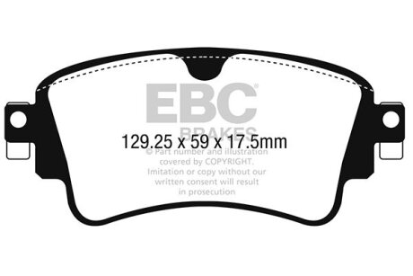 Гальмівні колодки тюнінгові EBC DP42254R