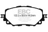 Гальмівні колодки тюнінгові EBC DP42263R (фото 1)