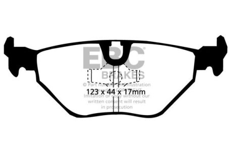 Гальмівні колодки тюнінгові EBC DP4690R (фото 1)