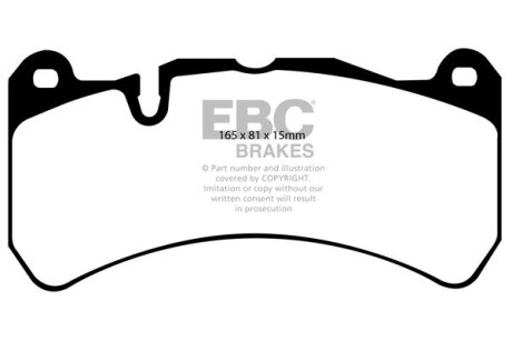 Гальмівні колодки тюнінгові EBC DP51591NDX