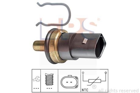 Датчик температури охолоджуючої рідини VW T5/Crafter 2.0TSI/2.5TDI 03- EPS 1.830.278