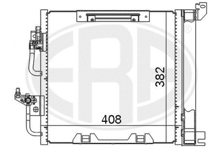 Радиатор кондиционера ERA 667019