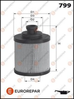 Фильтр масляный EUROREPAR E149113