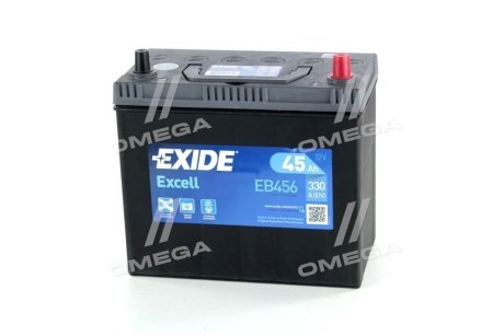 Стартерная батарея (аккумулятор) EXIDE EB456