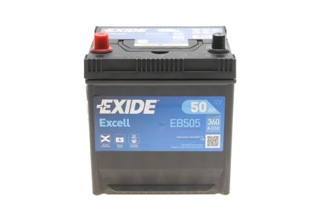 Стартерна батарея (акумулятор) EXIDE EB505