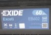 Стартерна батарея (акумулятор) EXIDE EB602 (фото 6)