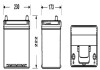 Стартерная батарея (аккумулятор) EXIDE EB605 (фото 1)