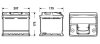 Акумулятор EXIDE EC412 (фото 2)