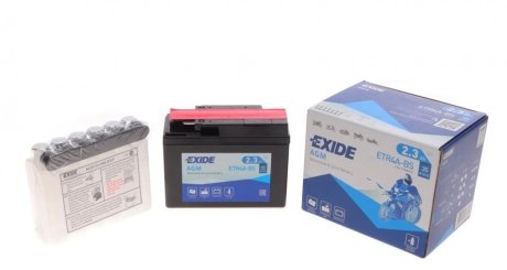 Стартерна батарея (акумулятор) EXIDE ETR4A-BS