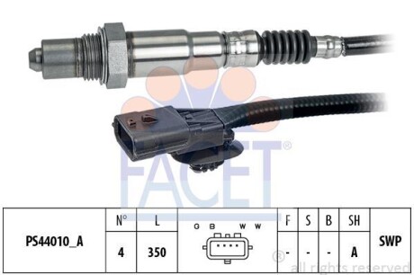 Датчик кисню Megane III (08-16)/Scenic III (09-16) 1.2 Tce/1.4 Tce/2.0 Tce (FACET 108310