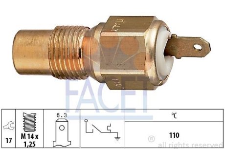 Датчик температури FACET 74030